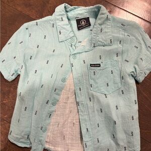 Volcom Kids Aqua Button-Up Shirt